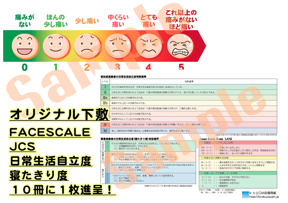 看護虎の巻下敷き